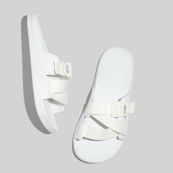 haco® Chillos Slide Sandals, White, 9 - Picture 1 of 6